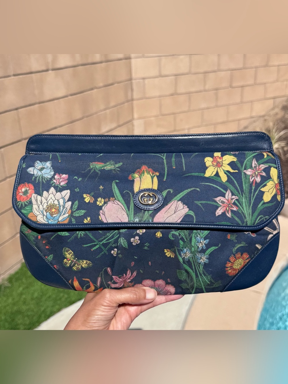 Gucci Flora Vintage Clutch